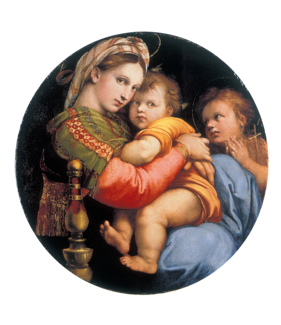 <i>Madonna of the Chair (Seggiola)</i>,<BR>Raphael Sanzio
